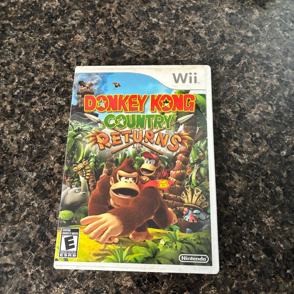 Donkey Kong Country Returns Nintendo Wii Game CIB RVL-SF8E-USA